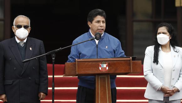 El presidente Pedro Castillo no se ha pronunciado sobre la denuncia de Cuarto Poder. (Foto: Cesar Campos/@photo.gec)