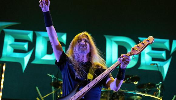 Megadeth estrenó "We'll Be Back" y anuncia la fecha de lanzamiento de su nuevo disco. (Foto: SUZANNE CORDEIRO / AFP)