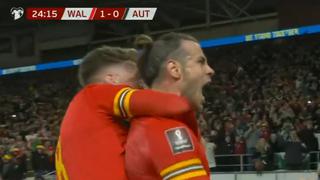 Un gol de otro planeta: Gareth Bale marcó el 1-0 a favor de Gales sobre Austria