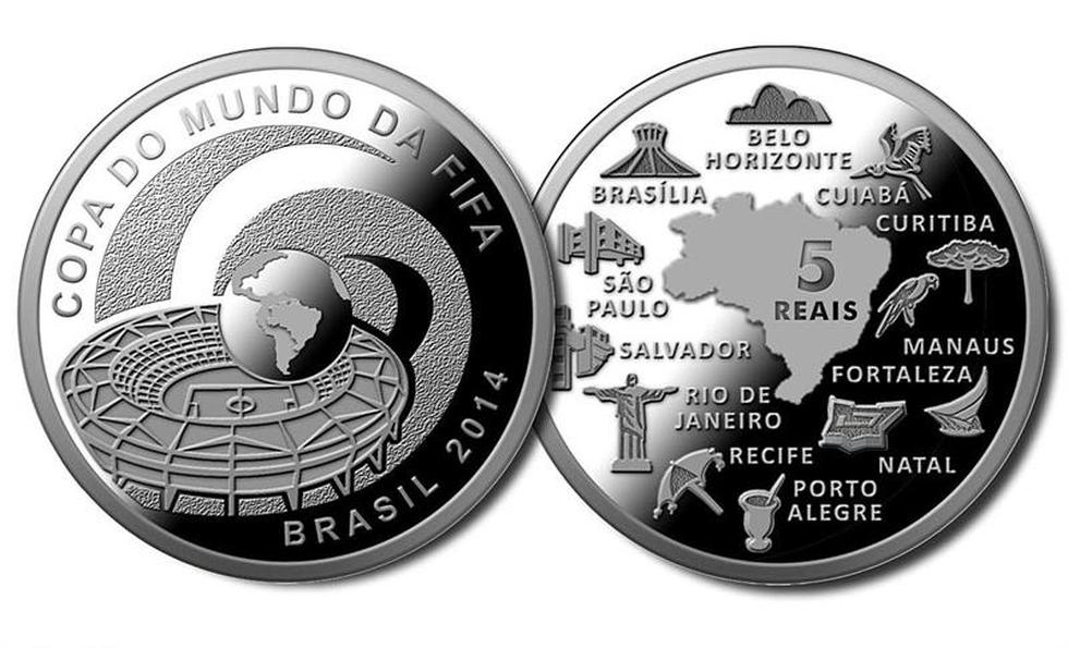 Mundial 2014: Brasil acuña una serie de monedas conmemorativas (FOTOS)