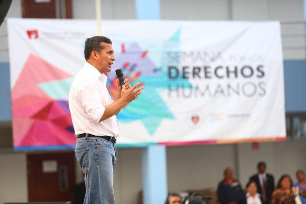Nuevo Chimbote: Ollanta desaira a Waldo Ríos en visita a Tangay 