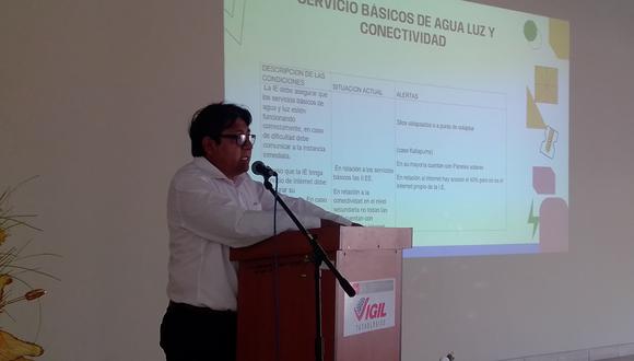 Director de la Ugel Tarata Augusto Atahuachi celebró que la Universidad Jorge Basadre planee implemente dos carreras. (Foto: Difusión)