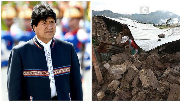 Sismo en Arequipa: Evo Morales ofrece ayuda humanitaria a los afectados 