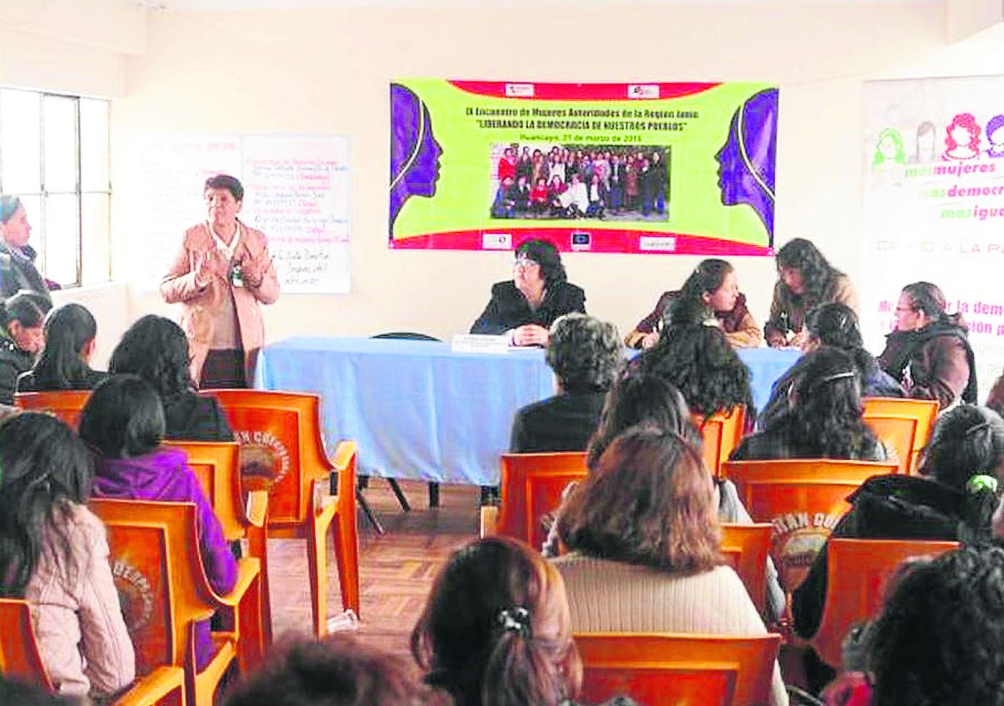 ​En Junín exigen debate de Ley sobre el acoso político