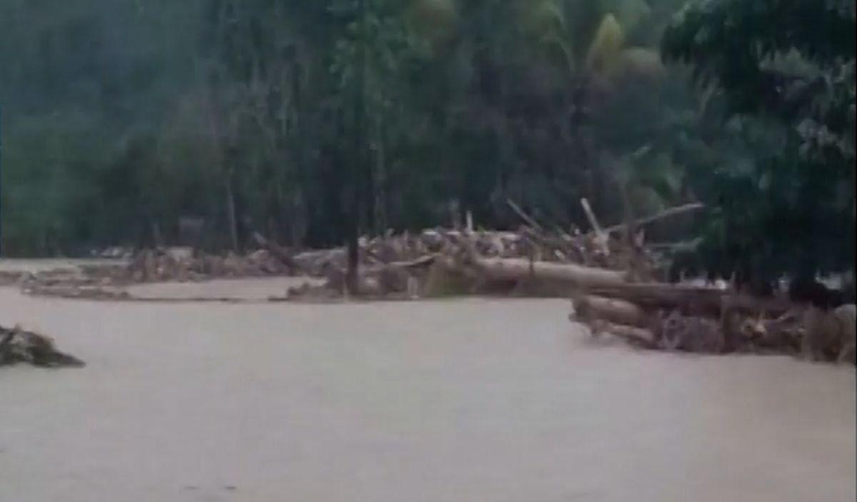 Los ciudadanos de Uchiza están preocupados por las intensas lluvias. (Foto: Captura Canal N)