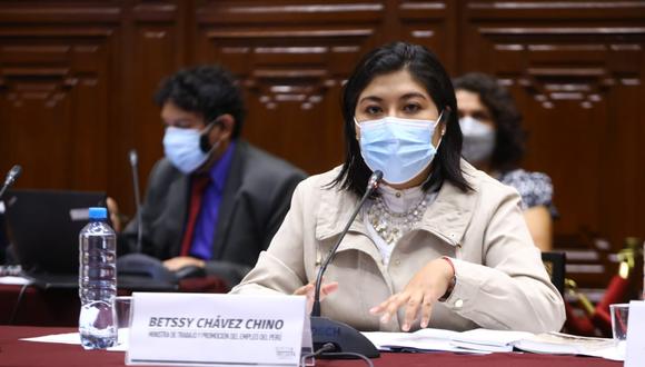 Ministra Chávez fue censurada por el Congreso este jueves. (Foto: MTPE)