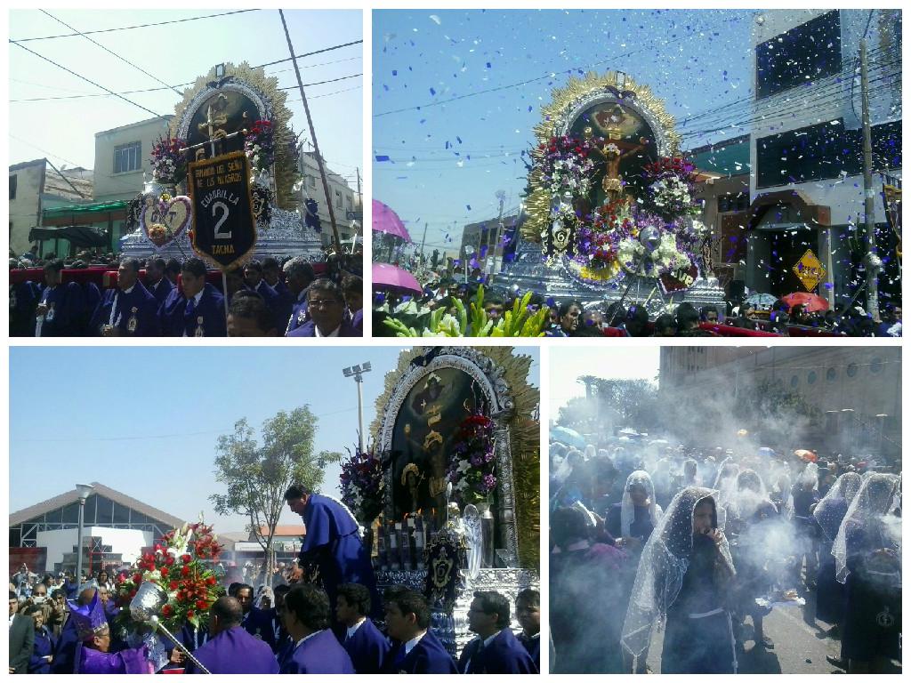 Señor de los Milagros: Recorrió principales calles y avenidas de Tacna
