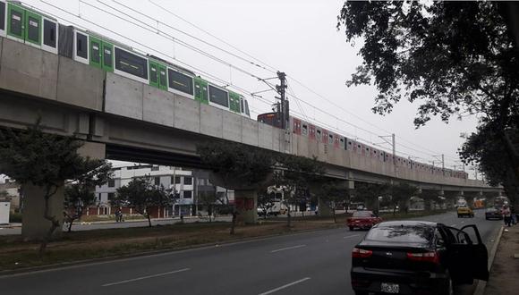 ​Aparente desperfecto afecta a tren de la Línea 1 del Metro de Lima