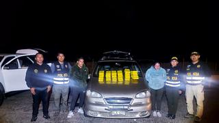 Arequipa: Detienen a “Los Pericos de Lima” con 26 kilos de cocaína