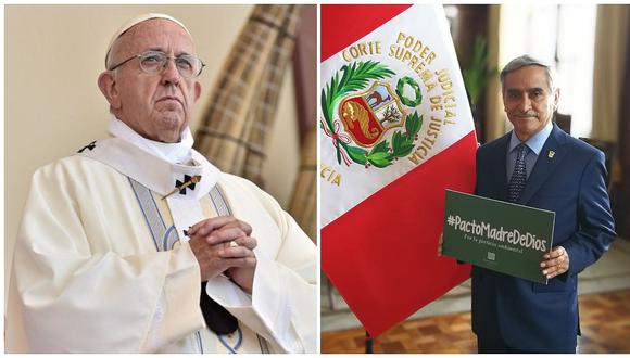 Duberlí Rodríguez entregó 'Pacto de Madre de Dios' al Papa Francisco 