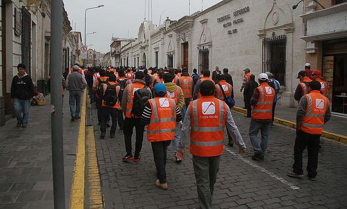 El 15.94 % de trabajadores mineros a nivel nacional están en Arequipa