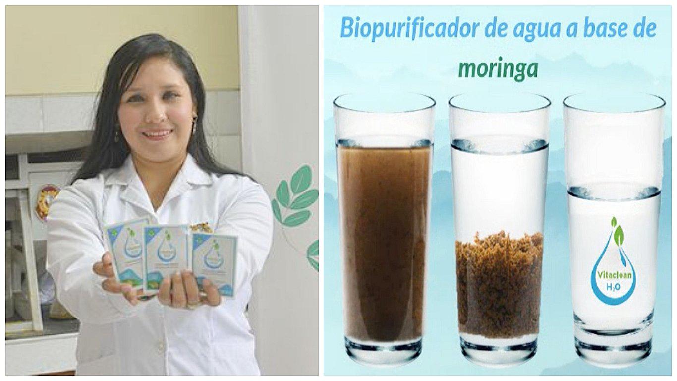 Sanmarquinos crean purificador de agua a base de semillas de moringa (FOTOS)