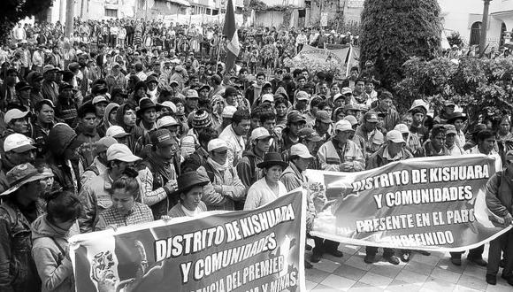 Saqueo y excesos  en protesta en Abancay