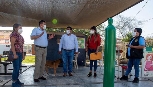 Entregan balones de oxígeno a centros de salud en Subtanjalla
