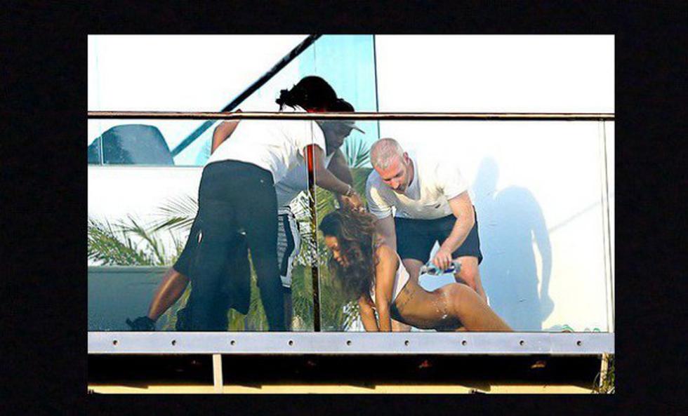 Rihanna captada desnuda en sesión de fotos