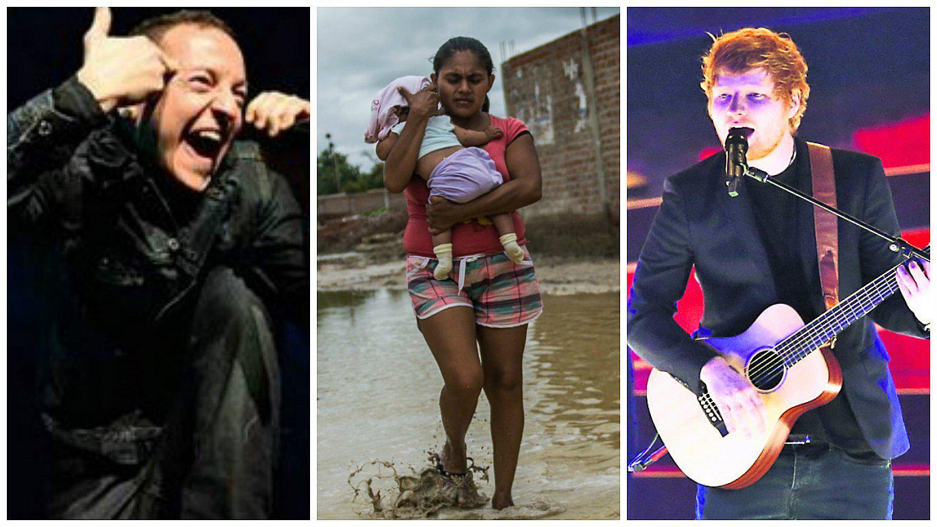 Recolectarán víveres para damnificados en conciertos de Ed Sheeran y Linkin Park