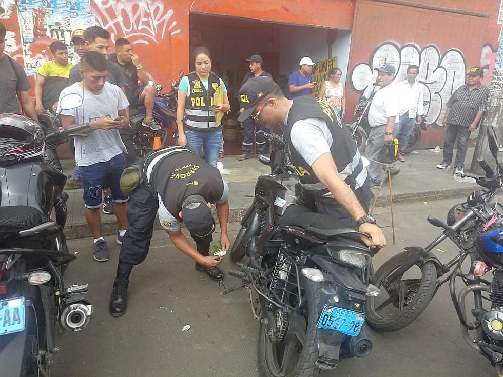 Municipalidad de La Victoria y PNP ejecutan operativo en locales de venta de autopartes