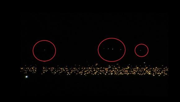 Youtube: Video muestra avistamiento de "ovnis" en el norte peruano