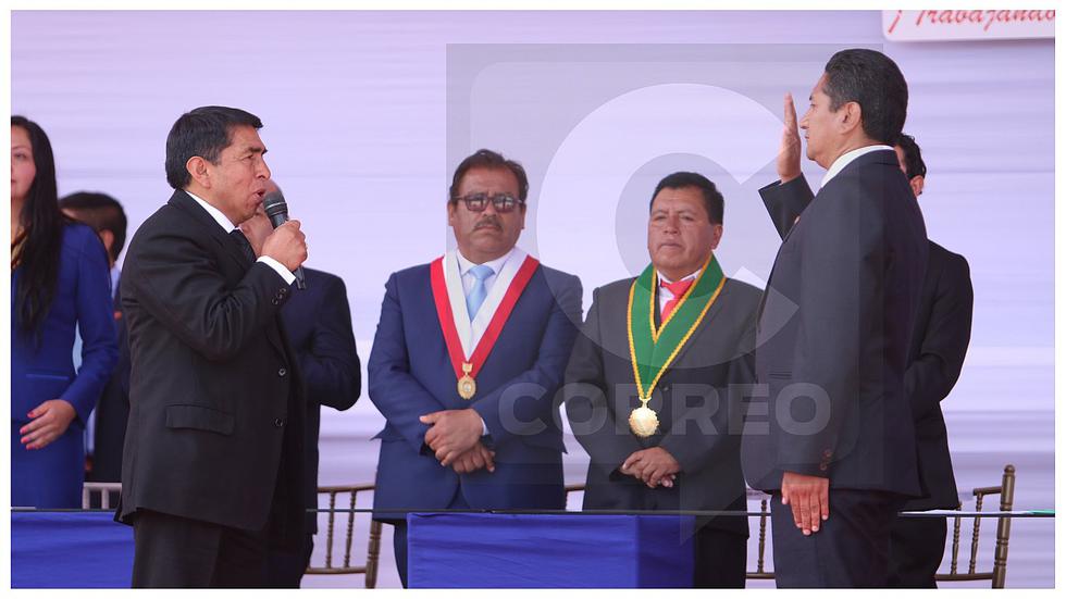 ​Cerrón juramenta y anuncia retomar estudios para nuevo aeropuerto (FOTOS)