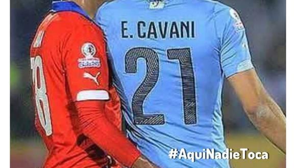 Justifican mano de Jara a Cavani en Copa América: "Es parte del folclore del fútbol"
