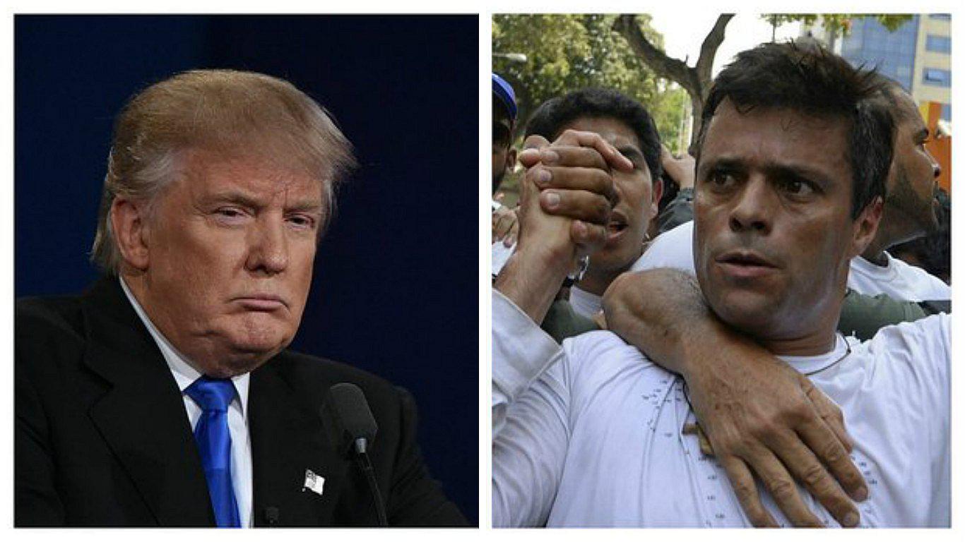 ​Trump pide a Venezuela liberación del opositor preso Leopoldo López 