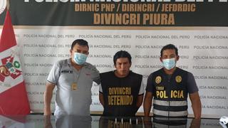 Piura: Capturan a sujeto acusado de extorsión