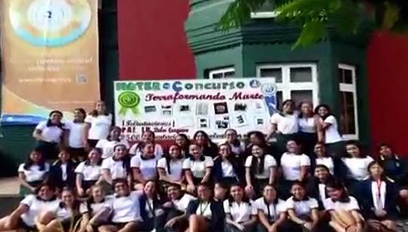 San Miguel: Colegio femenino ocupó el segundo puesto en concurso de la NASA
