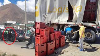 Abren investigación a policía de Huánuco que se llevó caja de cerveza en patrullero (VIDEO)
