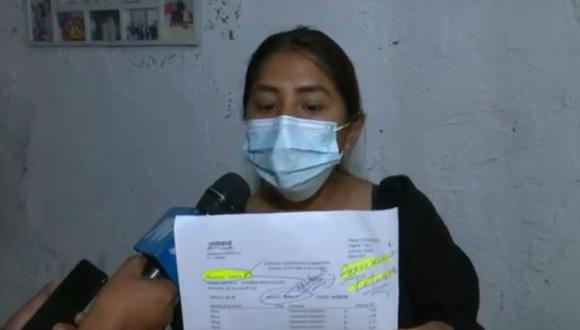 La familia agraviada exige que Sedapal resuelva su caso. Foto: ATV Noticias