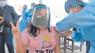 Lambayeque: Menores de 12 a 17 años se vacunan contra la COVID-19