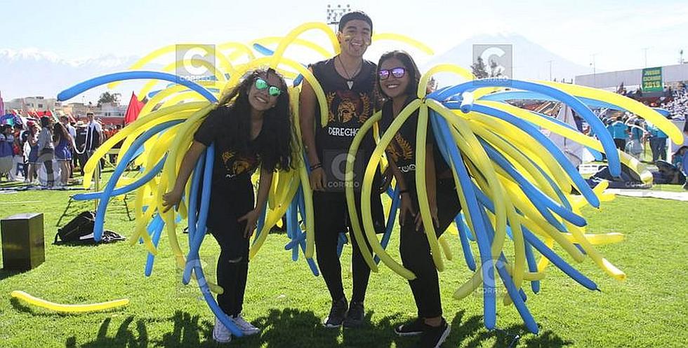 Inauguran los Juegos Cachimbo de la Universidad Católica  de Santa María  
