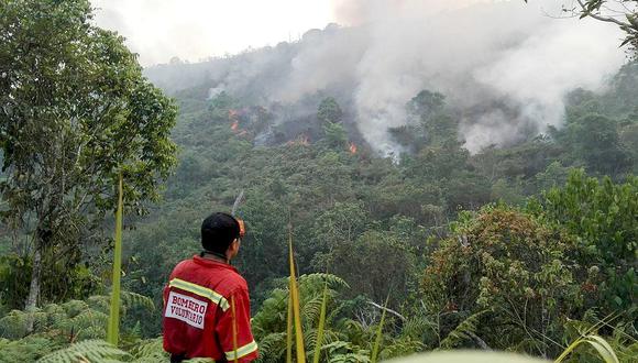 Vraem: Incendio incontrolable ya consumió dos mil hectáreas de terreno
