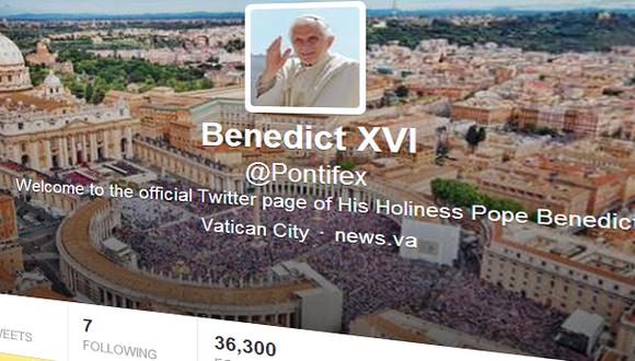 Papa Benedicto XVI inaugura su cuenta oficial en Twitter