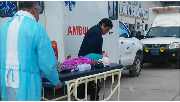 Dos niñas heridas tras sufrir caída y ser impactada por un triciclo