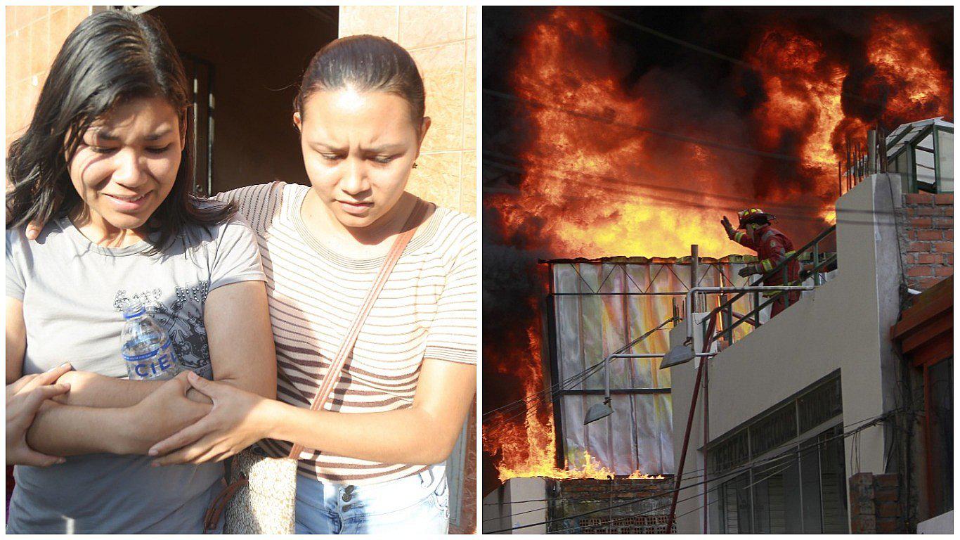 Venezolanos pierden todo tras incendio en quinta de Lince (VIDEO)