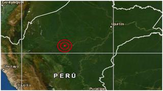 Loreto: sismo de magnitud 4.3 se registró en la localidad de Lagunas, según el IGP
