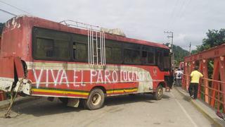 Paro de cocaleros de Puno: Cada 4 o 5 horas permitirán pase de vehículos en la carretera Interoceánica