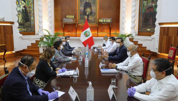 El presidente  Martín Vizcarra lidera este miércoles una nueva sesión del Consejo de Estado para "tomar acciones y contener la propagación del COVID-19". (Foto: Presidencia de la República)
