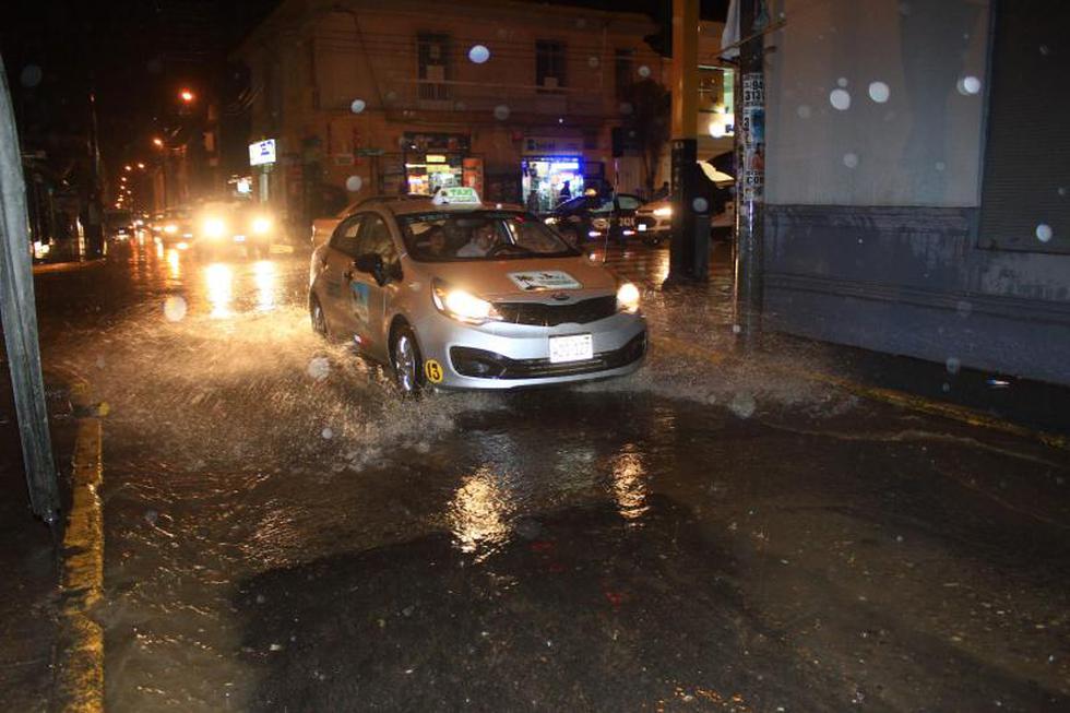 Lluvia de más de 7 horas azotó la ciudad de Huancayo (FOTOS)