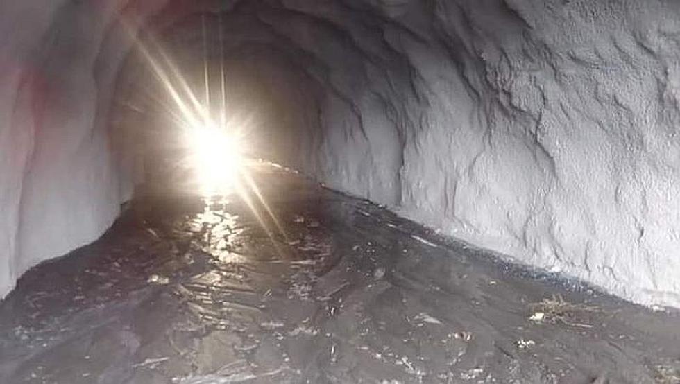 ​Huaico bloqueó el túnel que permite llegar al mirador de la Cruz del Cóndor (FOTOS)