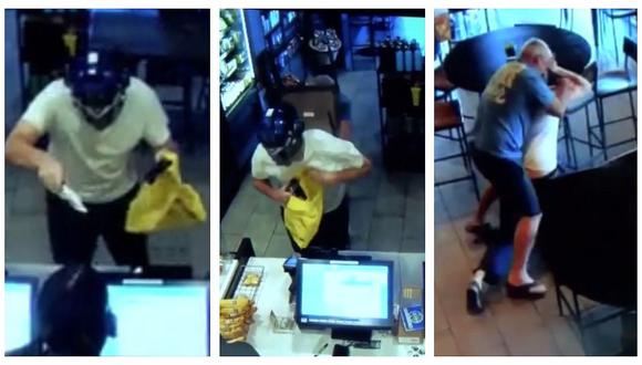 Estados Unidos: hombre de 58 años se vuelve héroe por atacar con silla a un ladrón (VIDEO)