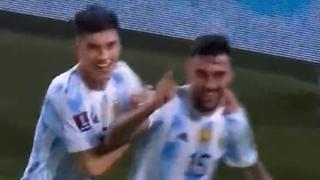Nicolás González anotó el gol del 1-0 de Argentina vs. Venezuela (VIDEO)