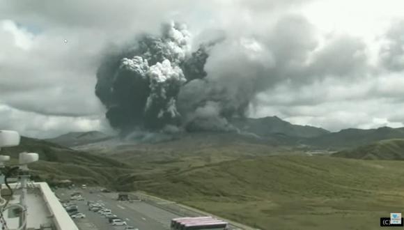 Japón, ubicado en el "Cinturón de Fuego" del Pacífico, es uno de los países con más actividad volcánica del mundo. (Foto: Captura)