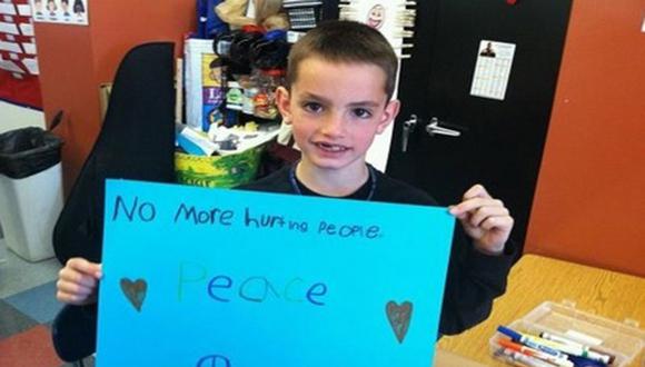 Niño que pidió paz falleció víctima de explosiones en la maratón de Boston