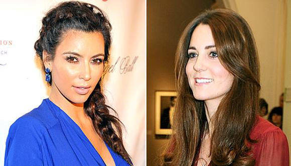 Kim Kardashian obsesionada con Kate Middleton