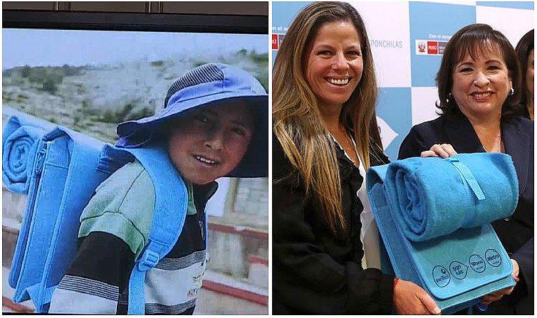 Convertirán medio millón botellas en "ponchilas" para escolares en el Perú