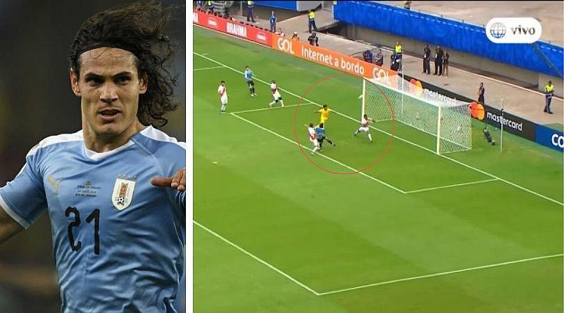 Perú vs. Uruguay: El gol increíble que falló Cavani (VIDEO)