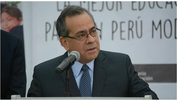Jaime Saavedra: Cuatro bancadas a favor de interpelar a ministro de Educación