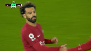 Liverpool empareja el partido: gol de Salah para el 1-1 ante Leeds United por la Premier League