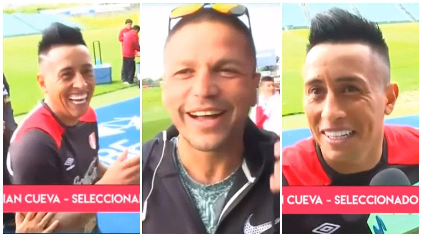 Perú vs Nueva Zelanda: Christian Cueva troleó en vivo a periodista de televisión (VIDEO)